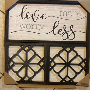 Black and White Inspirational Wall Decor